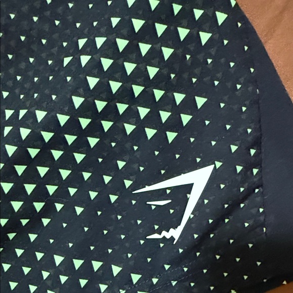 Gymshark Black and Teal Athletic Shorts - Picture 6 of 6
